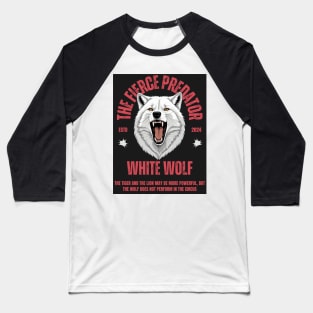 White Wolf Baseball T-Shirt